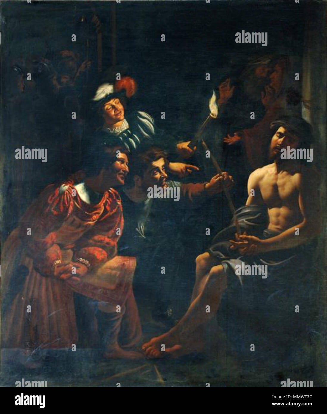 . Englisch: Die verhöhnung Christi Nederlands: De bespotting van Christus Italiano: Cristo deriso. zwischen 1612 und 1613. Cristo deriso Gerard van Honthorst Stockfoto . Englisch: Die verhöhnung Christi Nederlands: De bespotting van Christus Italiano: Cristo deriso. zwischen 1612 und 1613. Cristo deriso Gerard van Honthorst Stockfoto