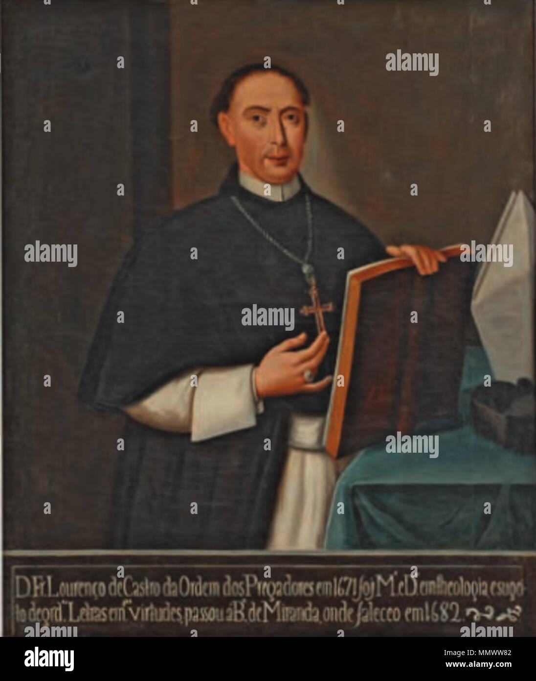 D. Frei Lourenço de Castro Stockfoto