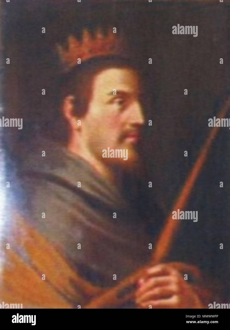 D. Sancho II - Série Régia do Palácio das Necessidades (séc. XVII) Stockfoto