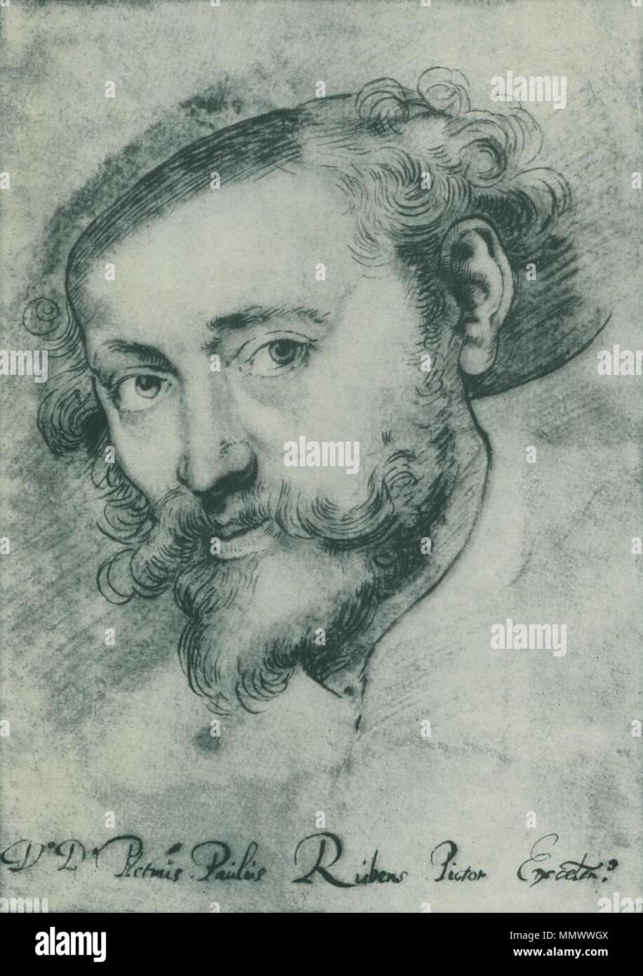 . Portrait von Peter Paul Rubens Unbekannt D.D. Petrus. Paulus. Rubens Stockfoto