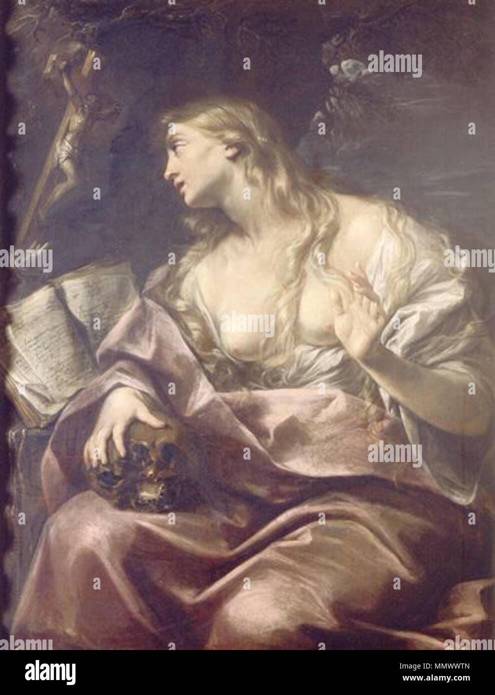 Maria Maddalena. zwischen 1680 und 1690. Dal Sole Maddalena penitente, 01. Stockfoto