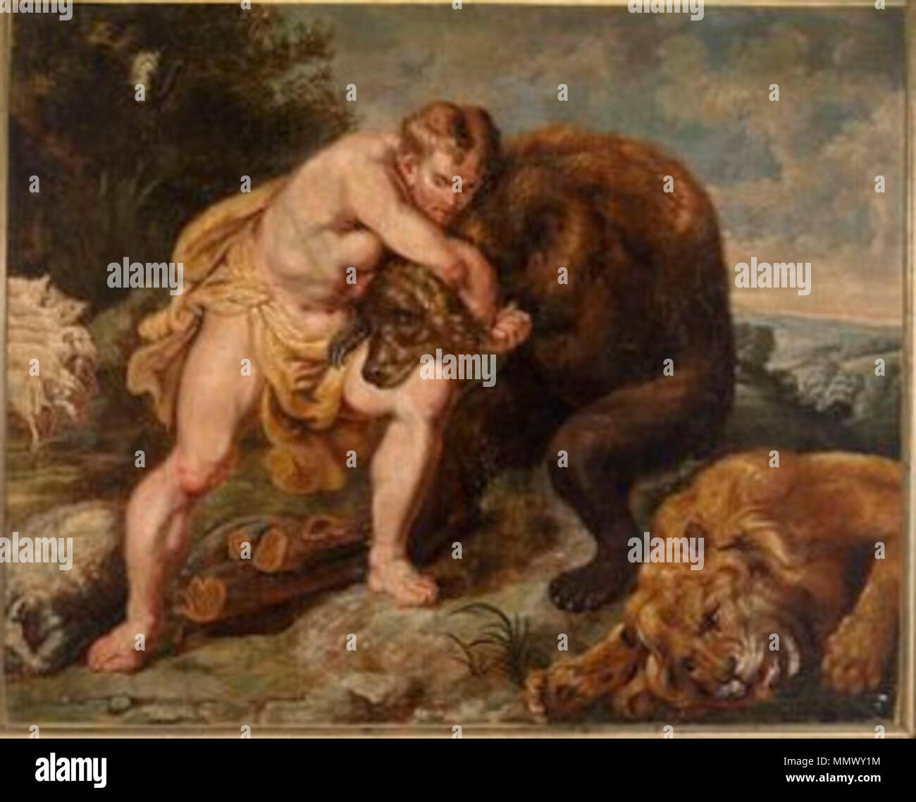 Slovenš?ina: David davi jamskega podkovy. 18. David davi jamskega Podkovy (18.st.) Stockfoto