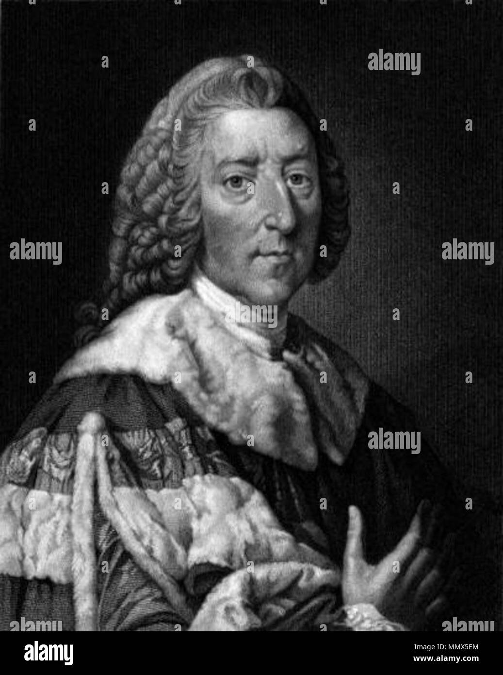 . Pitt Chatham Premierminister von Großbritannien. Nach 1772. Pitt Stockfoto