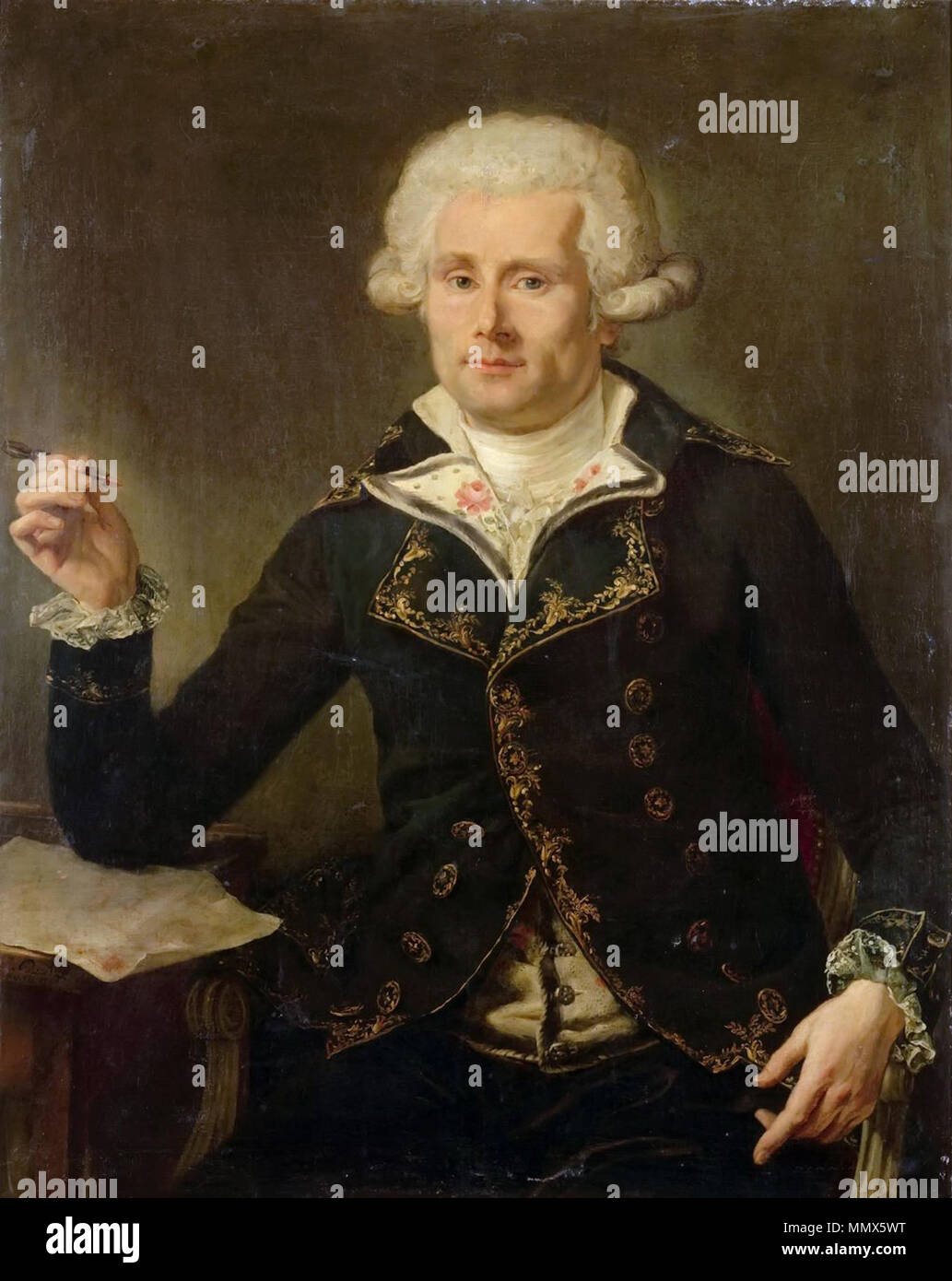 , Comte Louis-Antoine de Bougainville (1729-1811). 1790. Ducreux-Louis Antoine de Bougainville Stockfoto