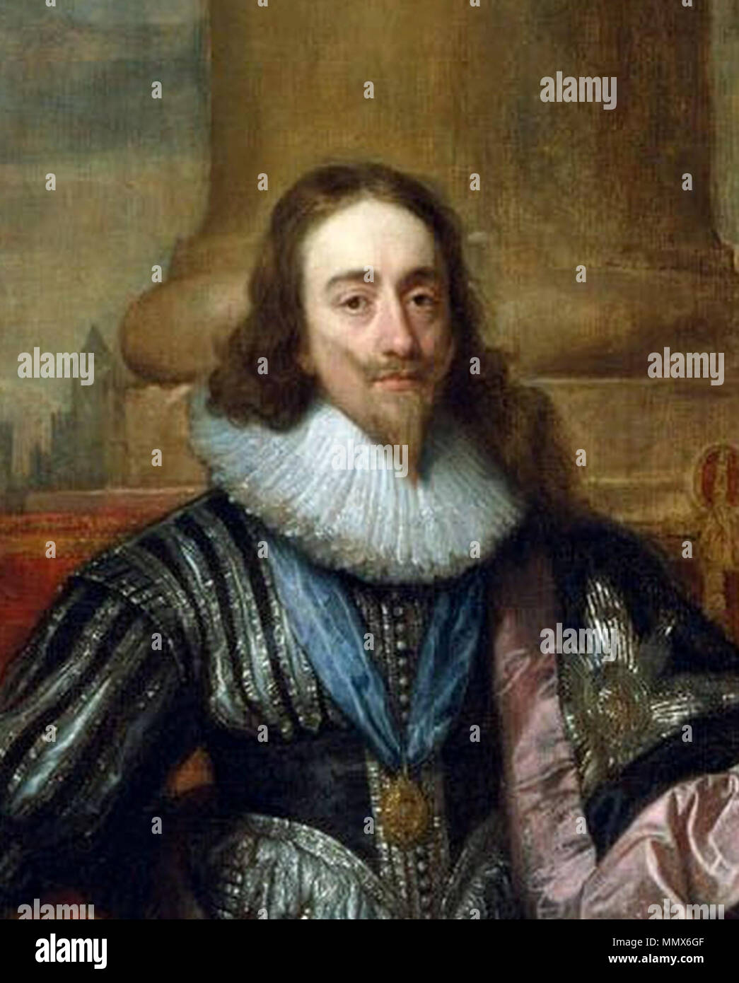 Dyck, Anthony van - Charles I Family Portrait 1633 Erntegut Stockfoto