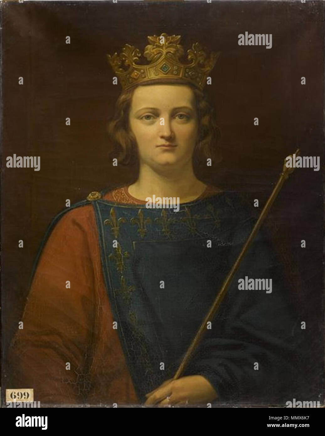 Déhérain - Karl IV. von Frankreich Stockfoto