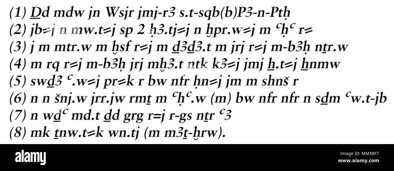 42.81 Anonym (Ägyptischen). 'Herz Skarabäus", 1070-736 v. Chr.. schwarz-braun Serpentine. Walters Art Museum (42.81): Erworben durch Henry Walters. Ägyptischer Herzen Skarabäus - Walters 4281 - Transkription Stockfoto