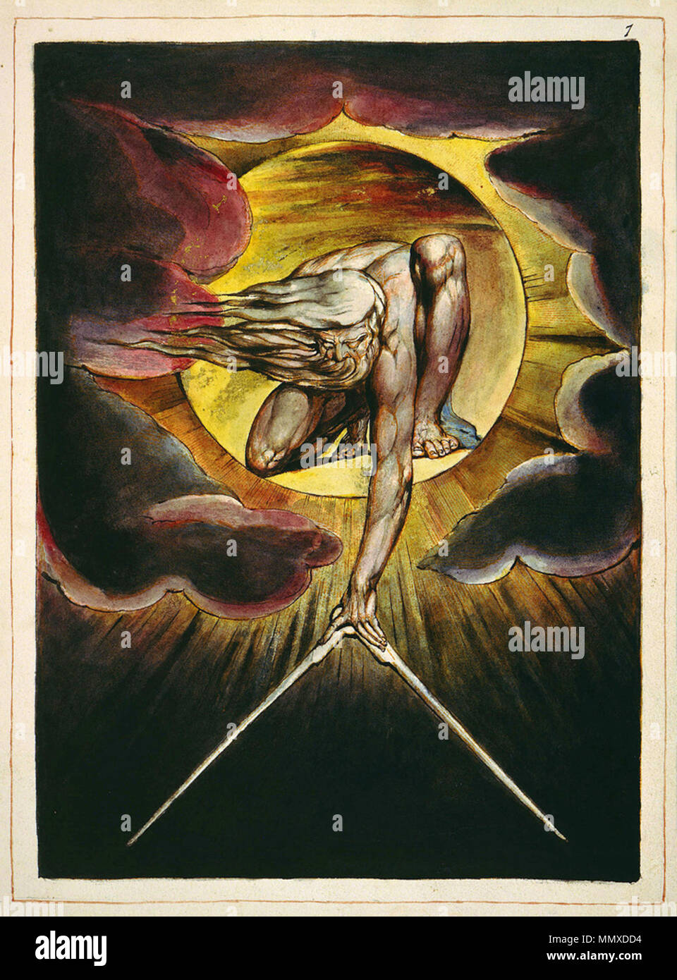 . Englisch: Europa eine Prophezeiung kopieren K 1821 Fitzwilliam Museum Objekt 1 Der Alte. 1821. Europa eine Prophezeiung kopieren K 1821 Fitzwilliam Museum Objekt 1. Stockfoto