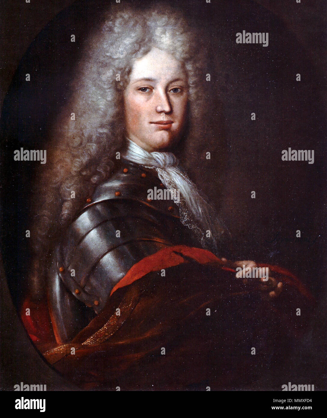 . English: Porträt Ferdinand von Plettenbergs. ca. 1715. Johannes Voorhout (1647 - 1723) Alternative Namen Johannes Voorhout (I), I. Van Hout, Jan Voorhout (I) Beschreibung der niederländische Maler, Zeichner und Maler Geburtsdatum / Tod am 11. November 1647 bis 12. Mai 1723 Ort der Geburt / Todes Uithoorn Amsterdam Arbeit Periode von 1662 bis 1723 Standort Gouda (1662-1664), Amsterdam (1664-1672), Friedrichstadt (1672), Hamburg (1677), Amsterdam (1677-1723) Kontrolle: Q 163501 VIAF:?? 500010299 80397322 ULAN: GND:?? 22884841 135972965 BPN: KulturNav:? 09 eddcc 8-a 80 d - Stockfoto