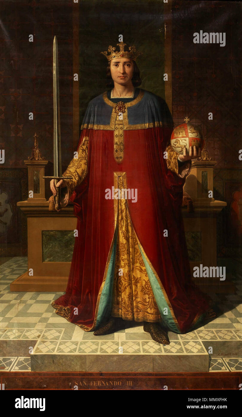 Fernando III el Santo, rey de Castilla y León (Museo del Prado) Stockfoto