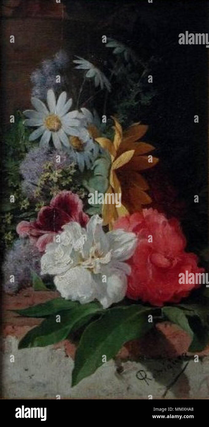 Flores, de Pedro Rodríguez de la Torre (Museo de Jaén) Stockfoto