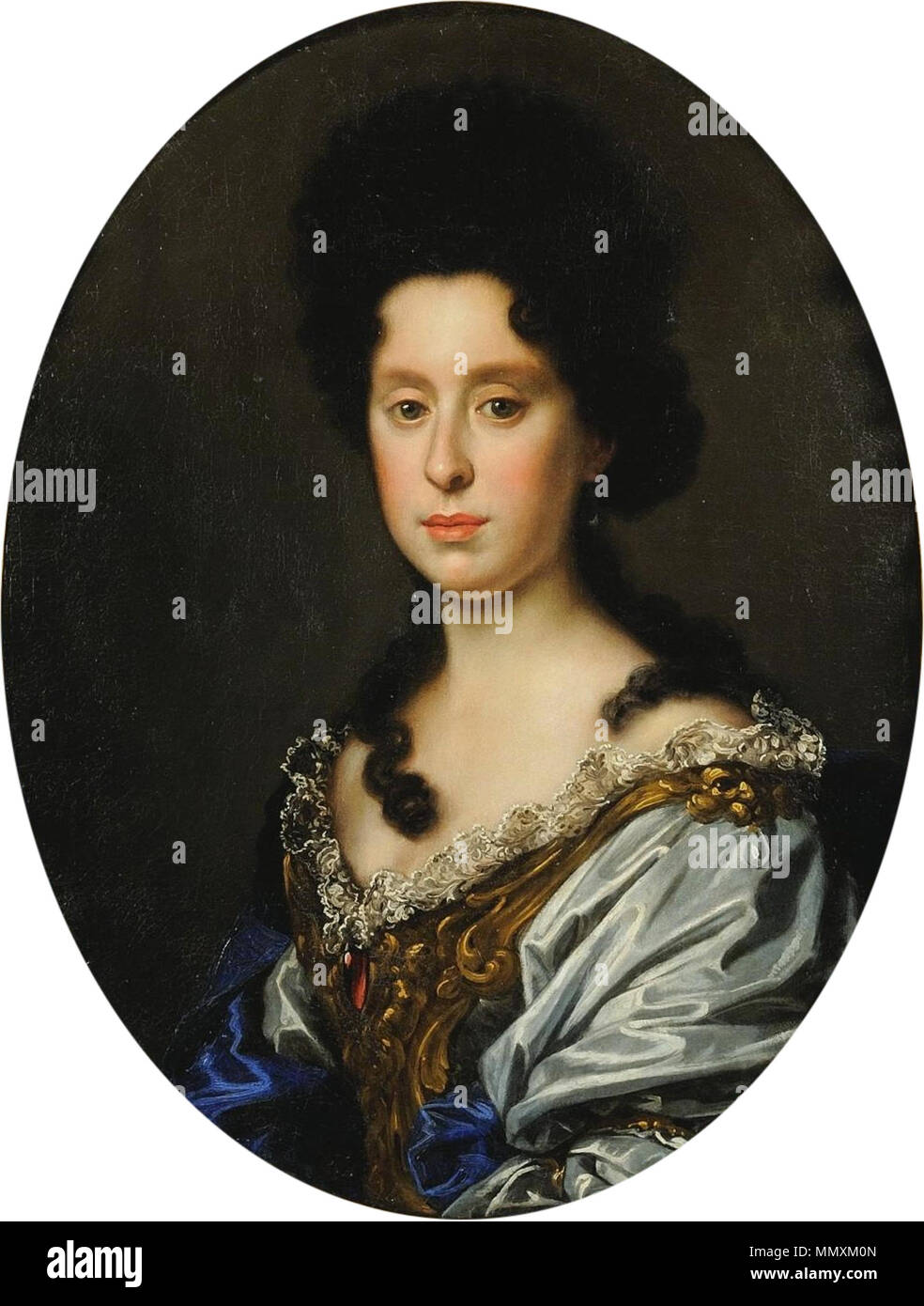 Portrait von Anna Maria Luisa de' Medici (1667-1743). zwischen ca. 1690 und ca. 1691. Anna Maria Luisa de' Medici (1667-1743) Stockfoto