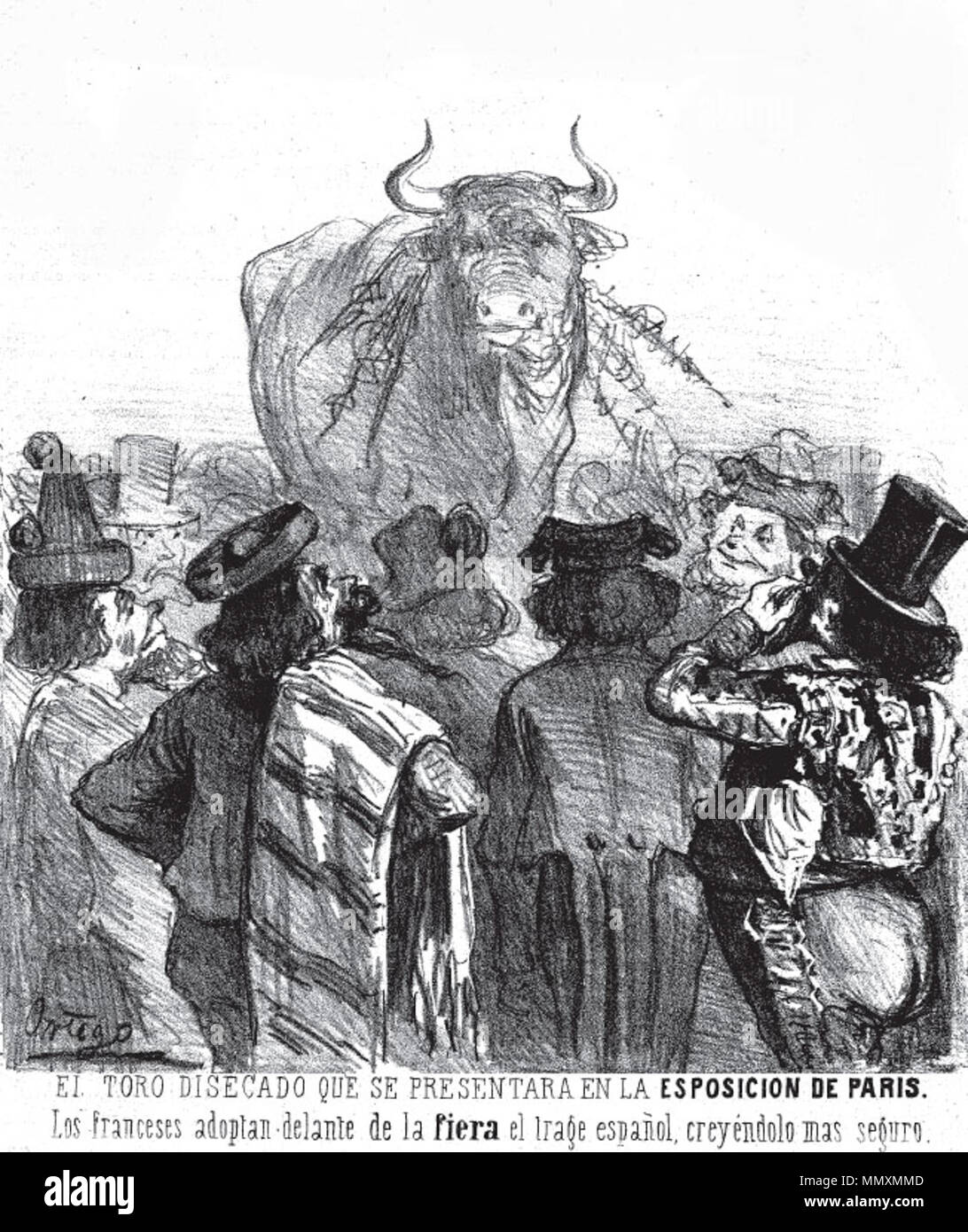 . Español: Pintura de Francisco Ortego Vereda, fue un Pintor y caricaturista Español, Nació en Madrid en 1833 y murió en Bois-Colombes, Francia, en 1881 (hace más de 130 Años). Englisch: Farbe von Francisco Ortego Vereda, war eine spanische Karikaturist und Illustrator, Er wurde in Madrid geboren und starb 1833 in Bois-Colombes, Frankreich, 1881 (+130). . 8. August 2014, 22:36:58 Upload auf Commons. Francisco Ortego Vereda Francisco Ortego Vereda, Toro Stockfoto