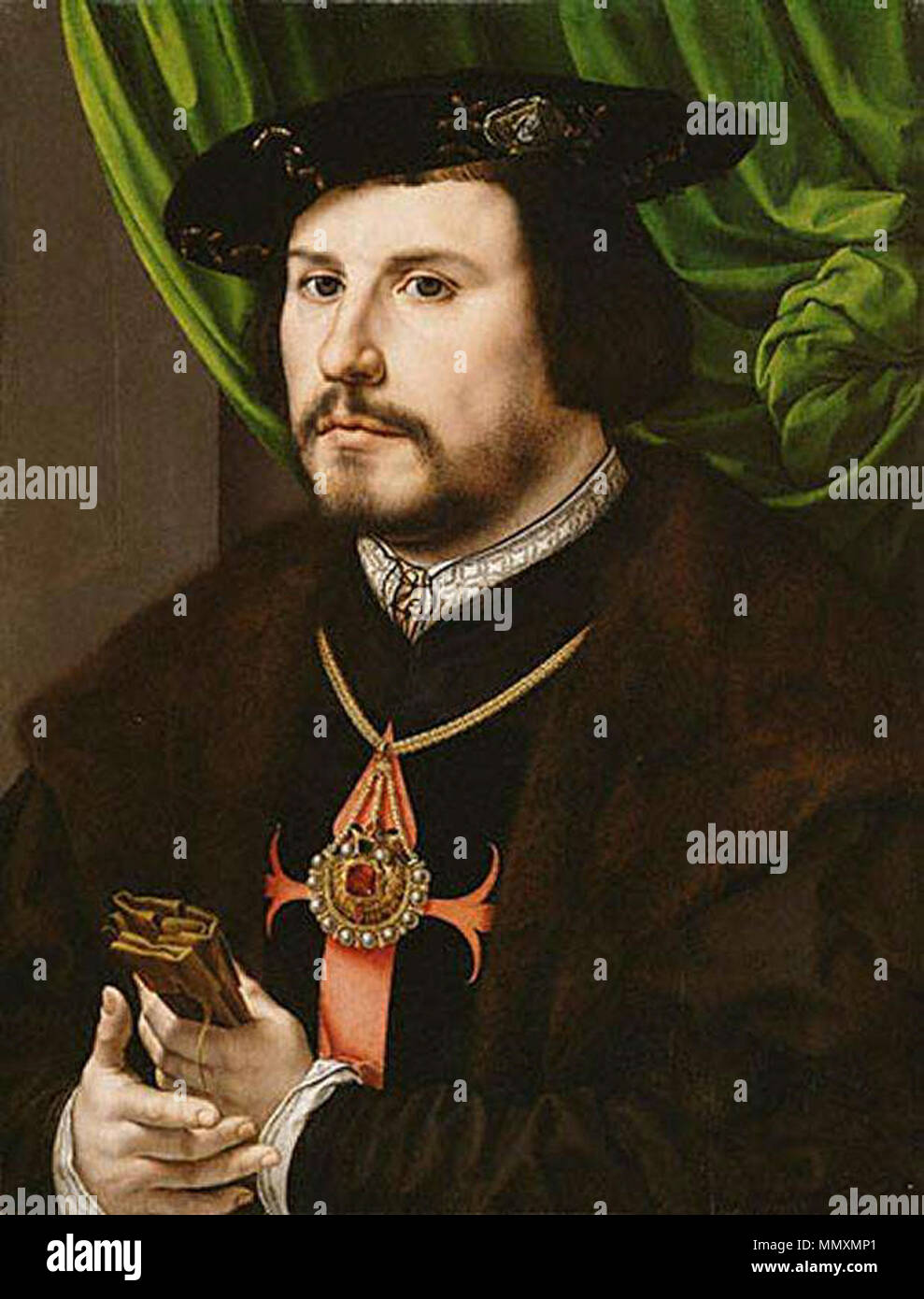 . Español: Retrato de Francisco de los Cobos Portrait von Francisco de los Cobos y Molina. ca. 1530-1532. FranciscoDeLosCobos Stockfoto