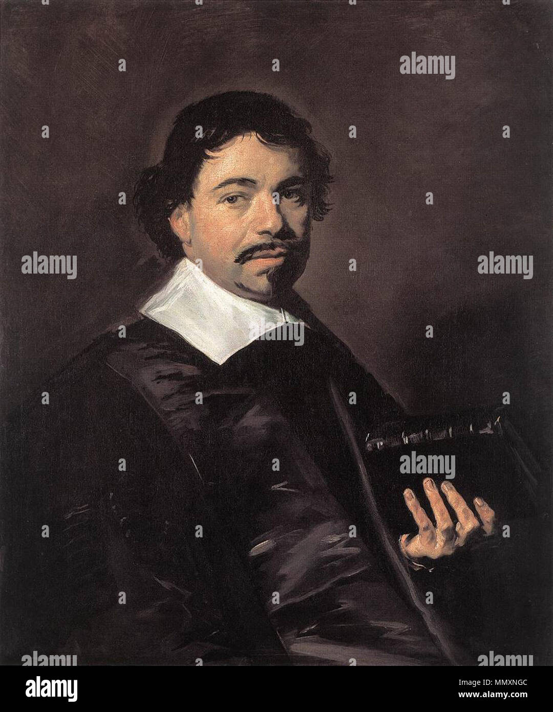 Portrait von Johannes Hoornbeek (1617-1666). Alternative Titel (s): Porträt von Johannes Hoornbeeck (1617-1666).[1]. 1645. Frans Hals 107 WGA Version Stockfoto