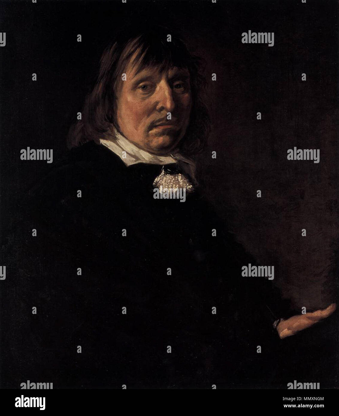 Portrait von tyman Oosdorp (1613-1668). Alternative Titel (s): Bildnis des Tyman Oosdorf.[1] Bildnis des Tyman Oosdorp.[2]. 1656. Frans Hals 116 WGA Version Stockfoto