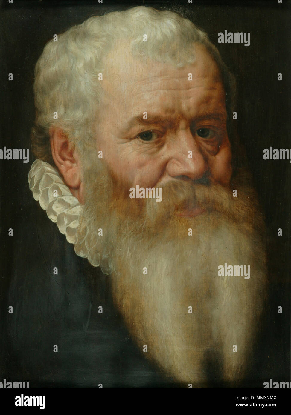 . Englisch: Porträt eines alten Mannes, früher bekannt als Portrait von Hubert Languet. 1580. Frans Pourbus (I) - Porträt eines alten Mannes Stockfoto