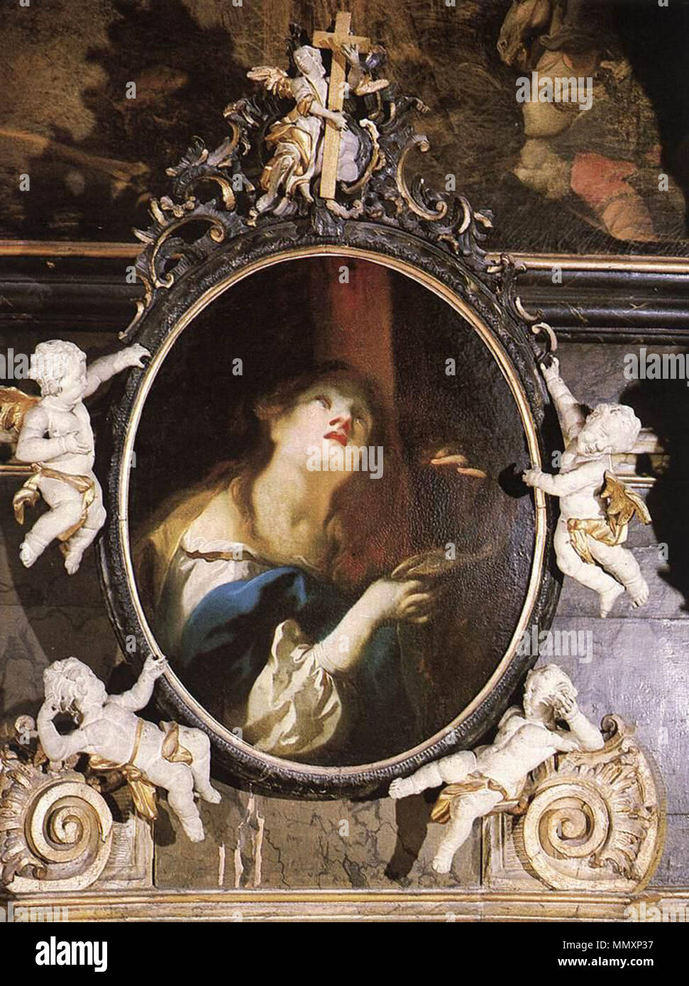 Englisch: Maria Magdalena. 1754. Franz Anton Maulbertsch - Maria Magdalena - WGA 14680 Stockfoto