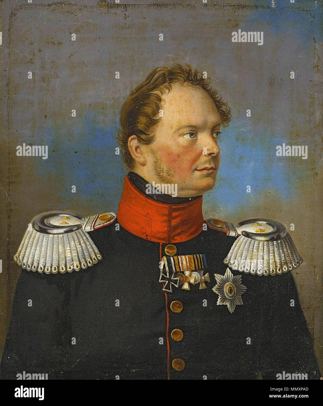 Franz Krüger - Portät des Königs Friedrich Wilhelm IV. von Preußen Stockfoto
