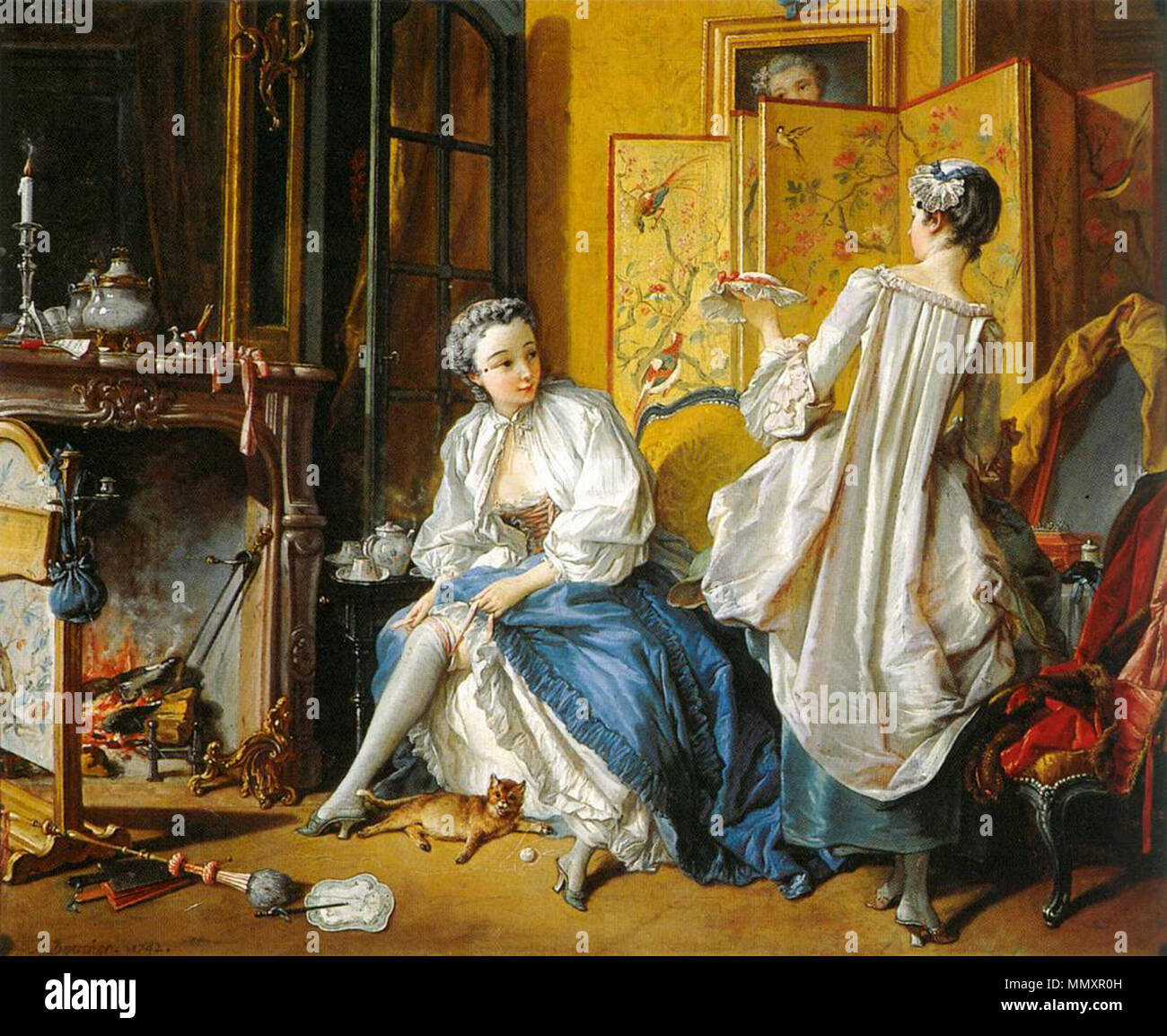 François Boucher - Toilette - WGA 2899 Stockfoto