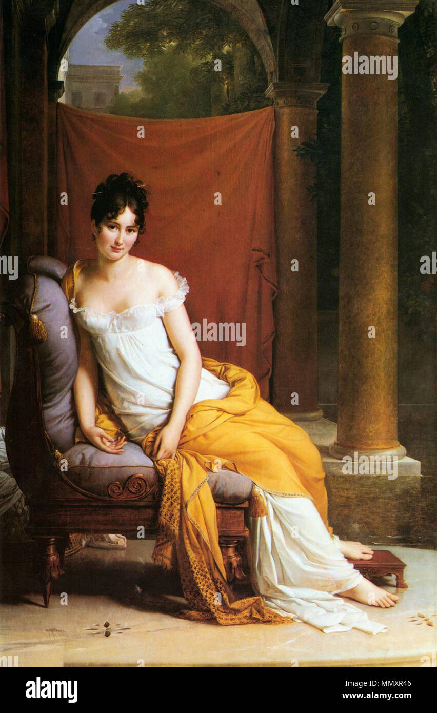 François Gérard - Madame Récamier - WGA 08597 Stockfoto