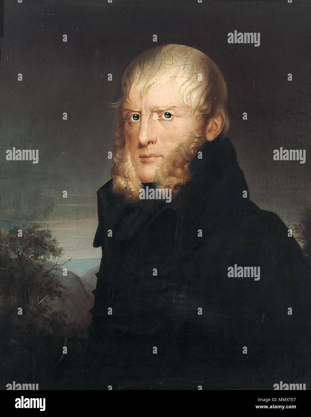 . English Weichplastik / einems Grafik von Caroline Bardua Portrait