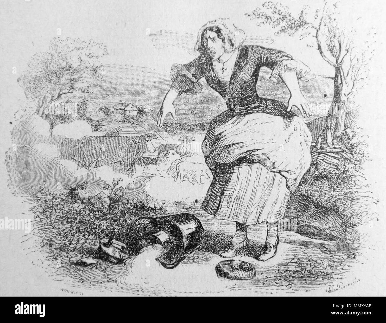 . Français: J.J. Grandville. Abbildungen des Fables de La Fontaine. 1838-1840. . 11 Oktober 2012, 16:15:46. Jean Ignace Isidore Gérard Grandville Alternative Namen Jean-Jacques Grandville, Jean Ignace Isidore Gérard, J.J. Grandville, Grandville Beschreibung französische Karikaturist, Illustrator und Maler Geburtsdatum / Tod 13. September 1803/ 1803 vom 17. März 1847/ 1847 Ort der Geburt / Tod Nancy Vanves Arbeitsort Paris (1823 - 1847) Kontrolle: Q 744442 9846982 ISNI VIAF:?:? 0000 0001 2120 0923 ULAN:?? n 500029535 LCCN: 50037075 NLA:? 36571455 WorldCat 7-10-La-laitiere-e Stockfoto