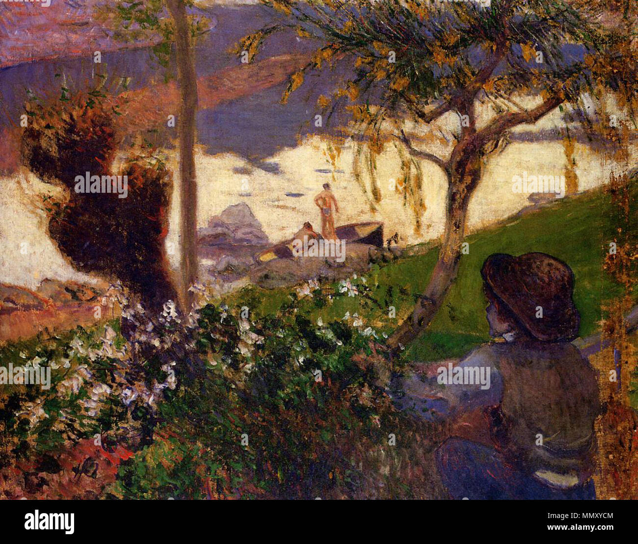 Gauguin-Rivière-blanche-Grenoble Stockfoto