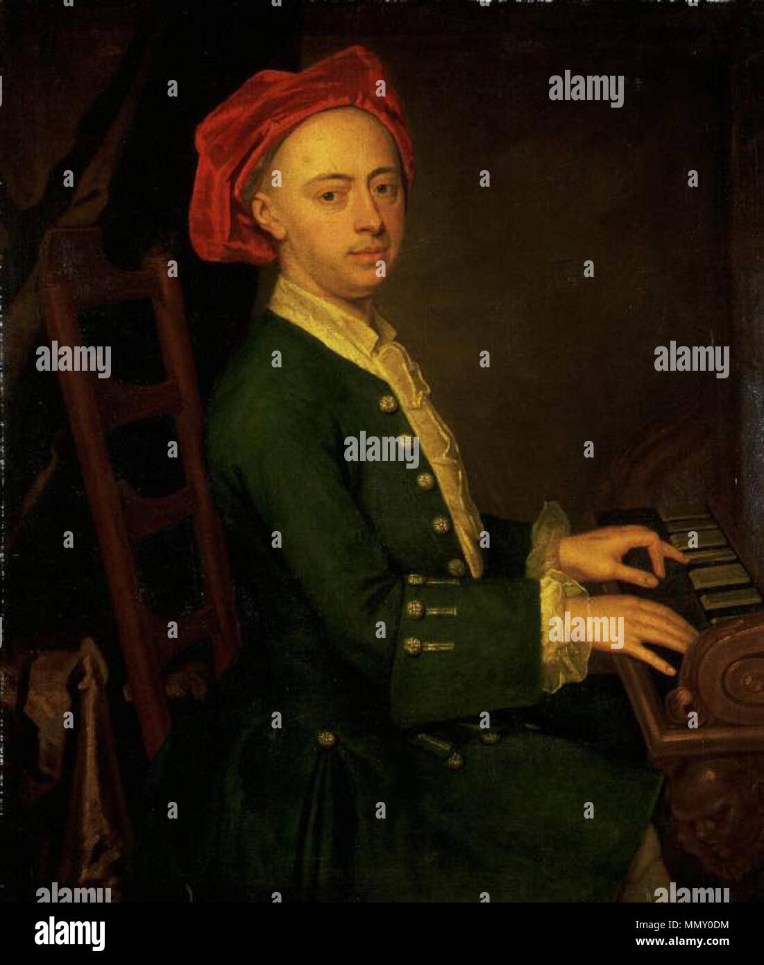 Georg Friedrich Händel 3 Stockfoto