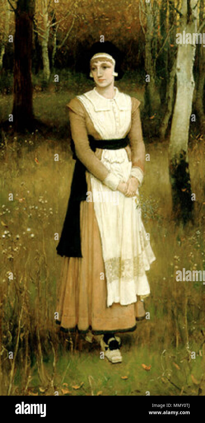 . Rose Standish. 1891. George Henry Boughton (1833-1905) Beschreibung English-American Maler, Illustrator und Autor Geburtsdatum / Tod 1834 5. Januar 1905 Ort der Geburt / Todes Norwich, Norfolk London Authority control: Q 2573180 227730597 ISNI VIAF:?:? 0000 0000 8055 2702 ULAN:?? n 500006925 LCCN: 79104209 NLA:? 35966003 WorldCat George Henry Boughton - Rose Standish Stockfoto