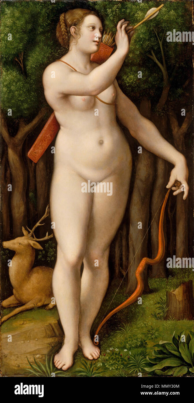 Diana die Jägerin. Nach 1526. Giampietrino 05 Stockfoto