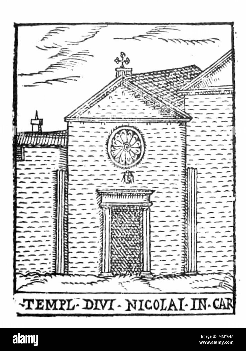 Girolamo Francino - San Nicola in Carcere Stockfoto
