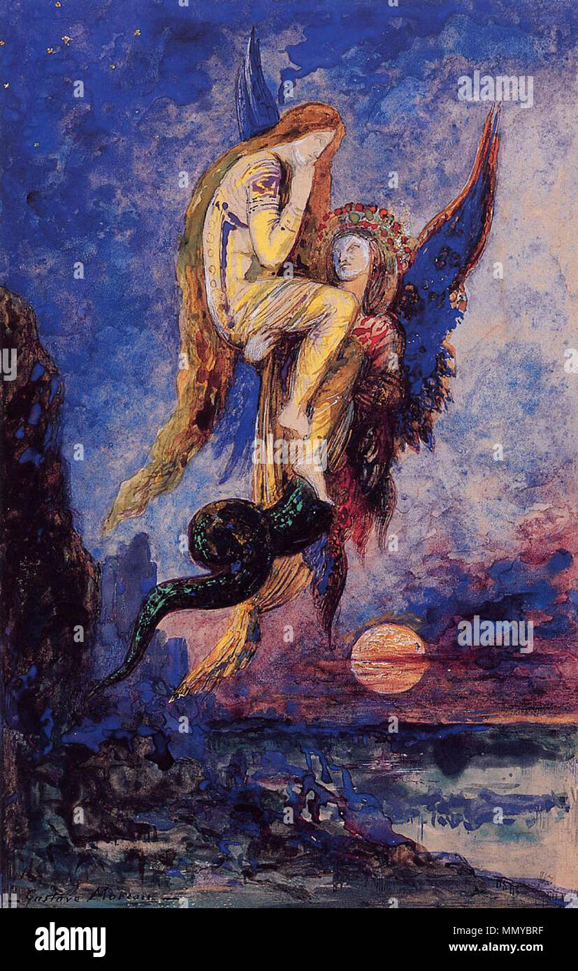 Chimera. 1884. Gustave Moreau - Chimera, 1884. Stockfoto
