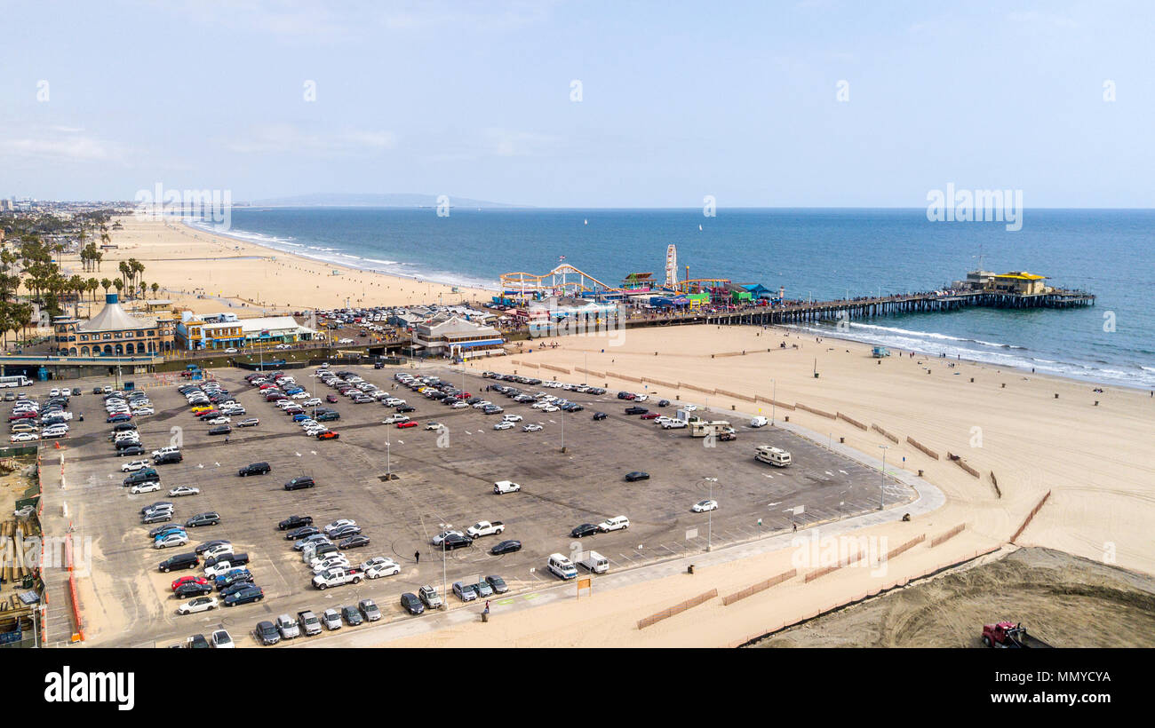 Santa Monica Pier, Santa Monica, Kalifornien, USA Stockfoto