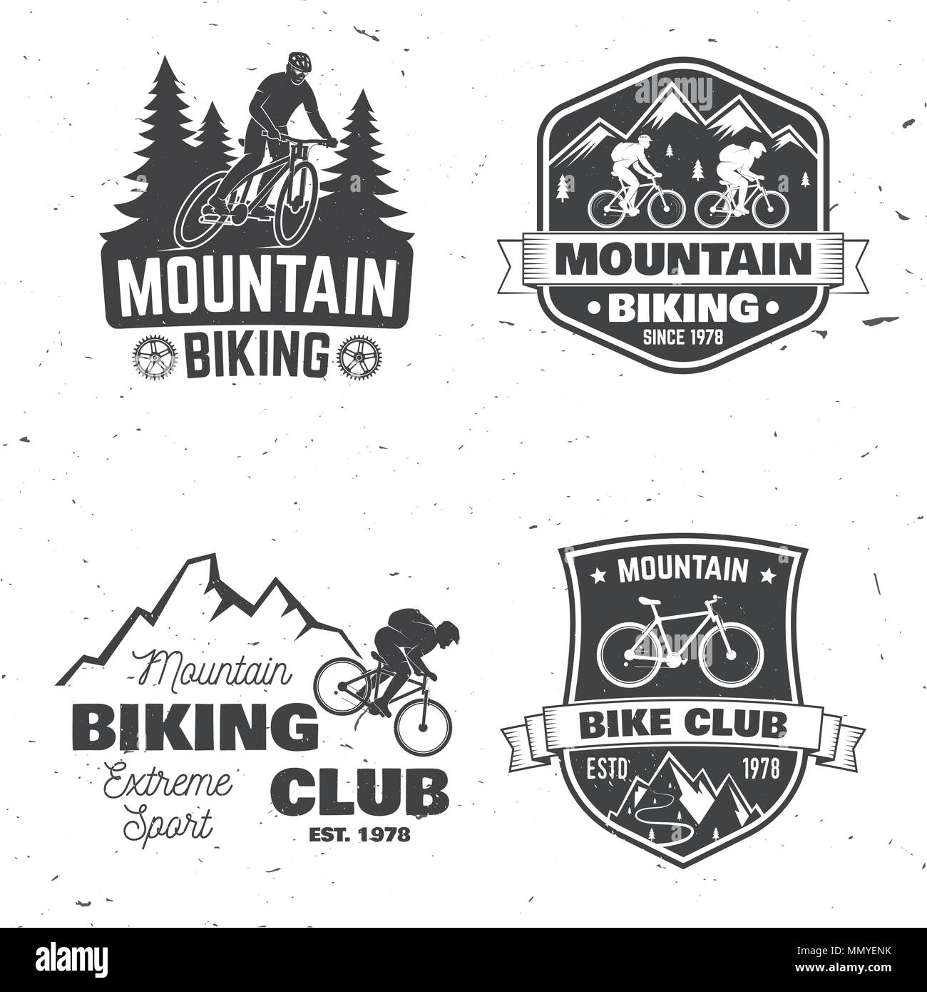 images T Shirt Mountain Bike Logo Design alamy