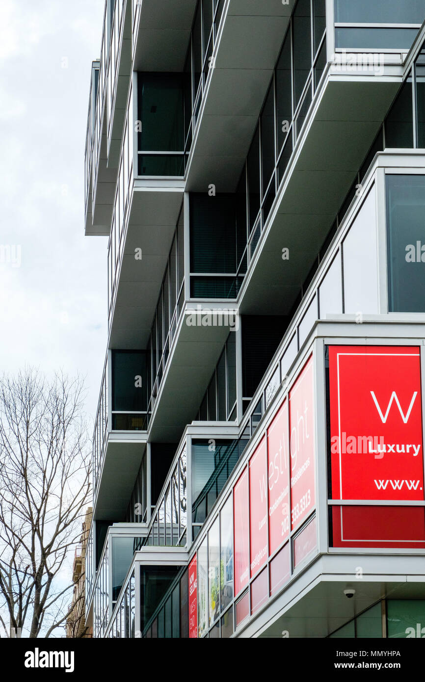 Westlight Kondominien, 1111 24 Street NW, Washington DC Stockfoto