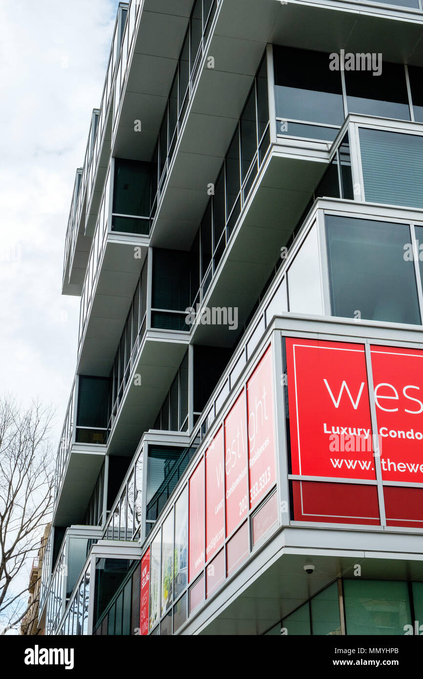 Westlight Kondominien, 1111 24 Street NW, Washington DC Stockfoto