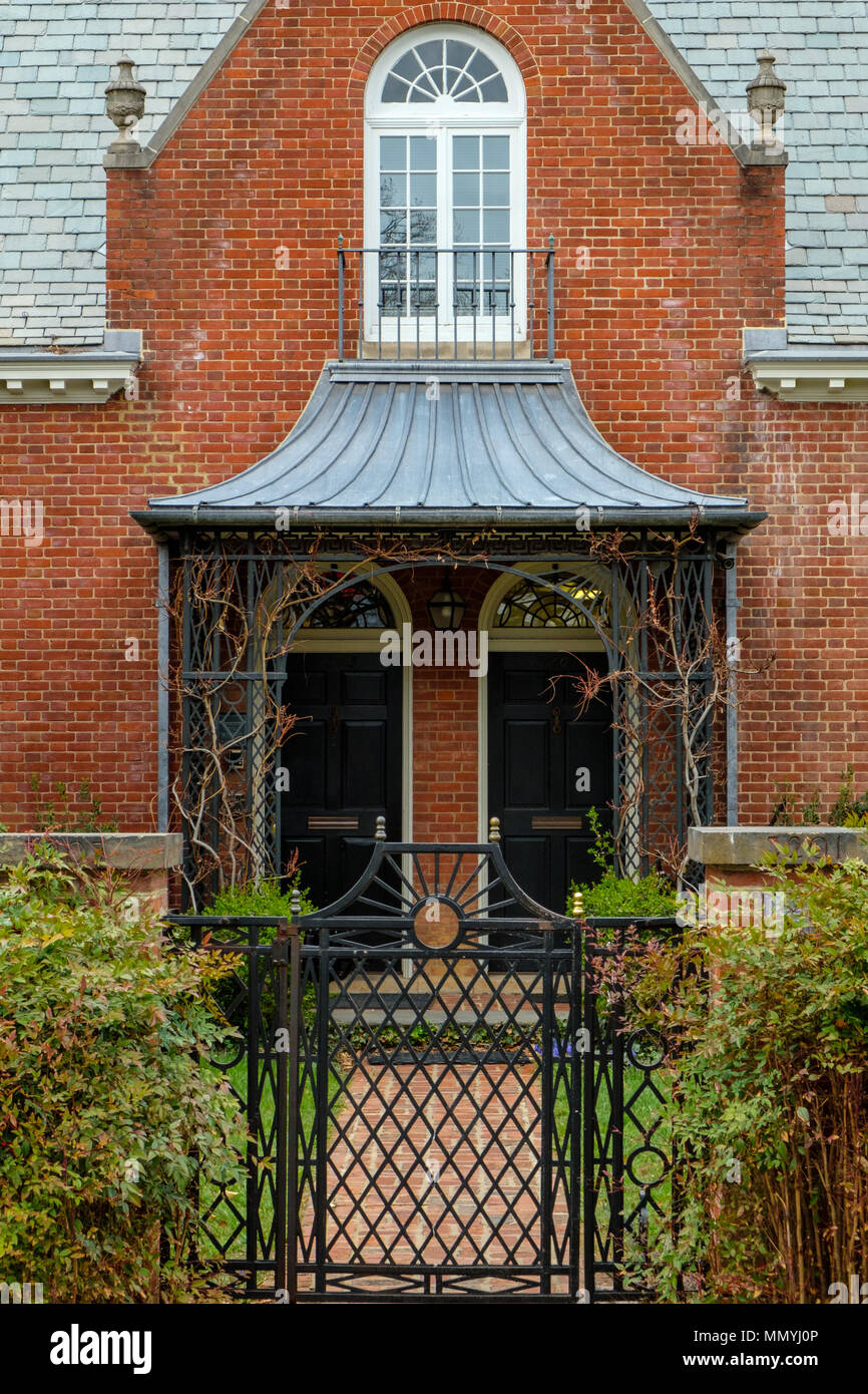 Dumbarton Oaks Research Library und Sammlung, Betriebsgebäude, 3203 N Street NW, Georgetown, Washington DC Stockfoto