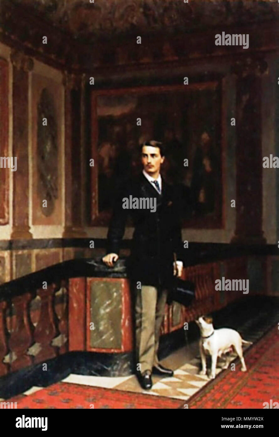 Gérôme-le Comte de la Rouchefoucauld et Duc de Doudeauville Stockfoto