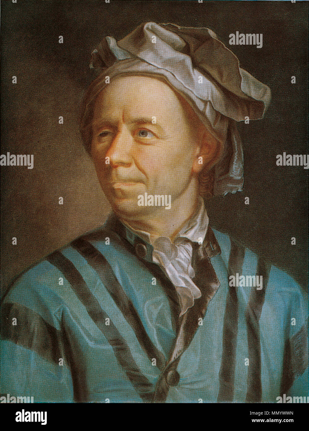 Leonhard Euler von Handmann Stockfoto