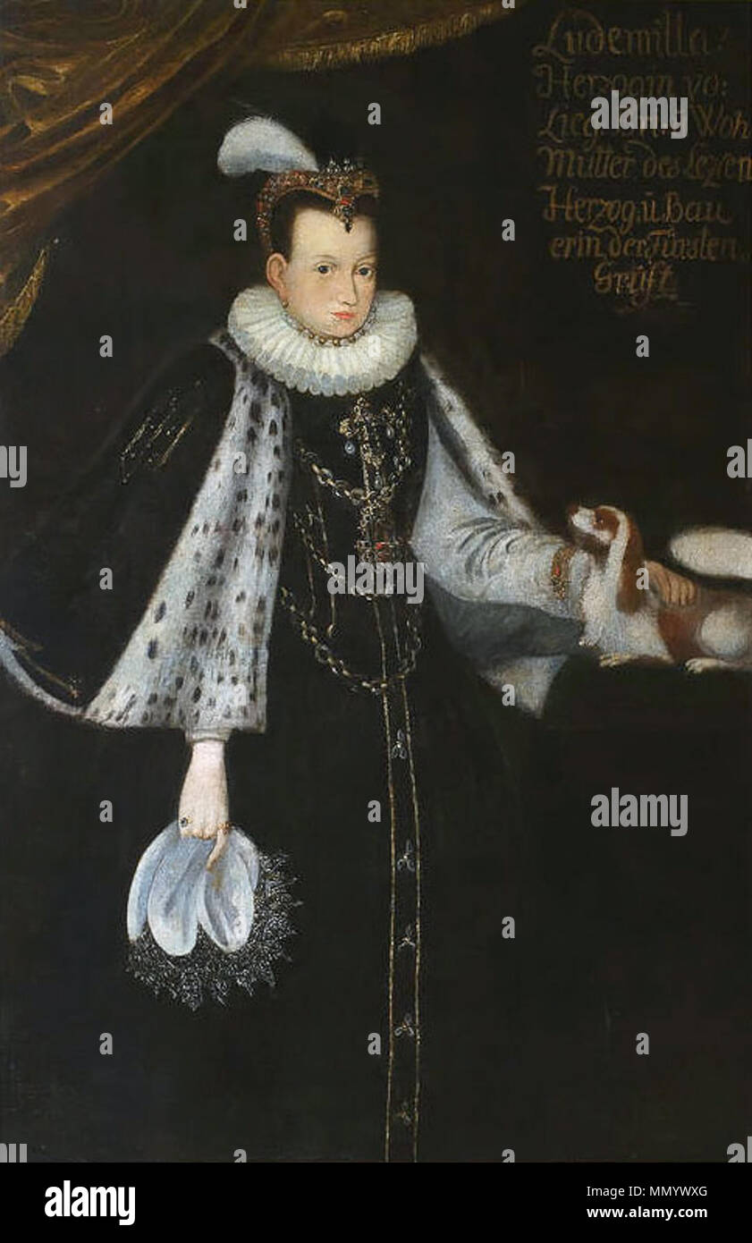 Hanna Radzivił (Kettler). Ганна Радзівіл (Кетлер) (1585-86) Stockfoto