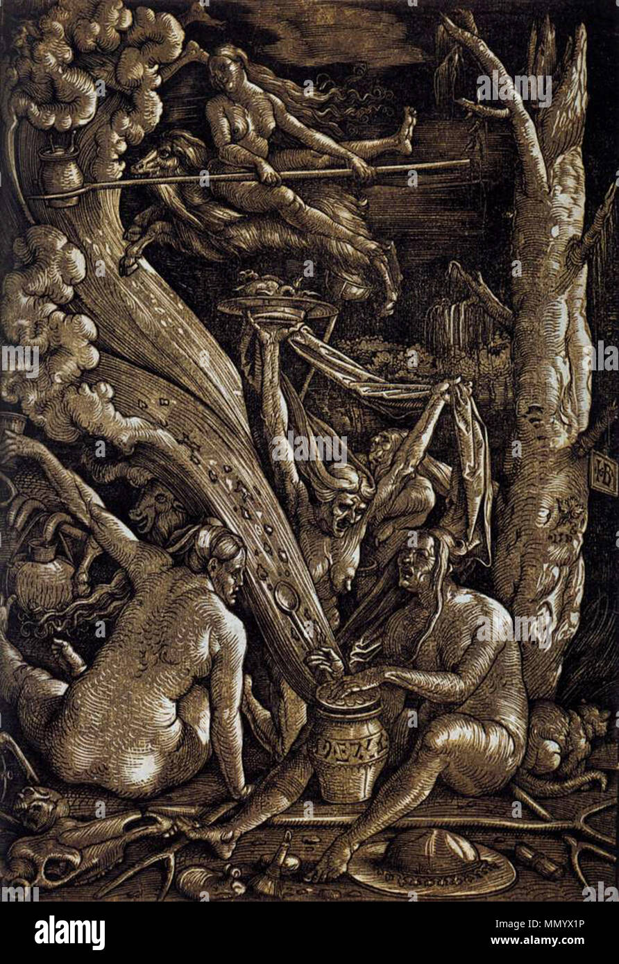 Hans Baldung - Hexen Sabbat Stockfotografie - Alamy