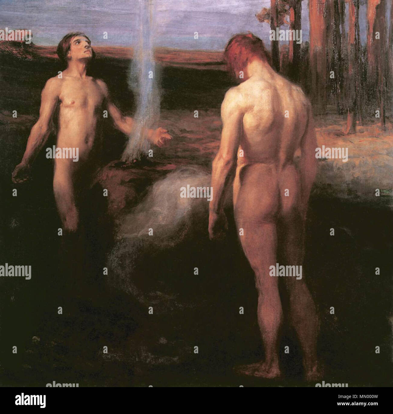 Hegedűs, László - Kain und Abel (1899) Stockfoto