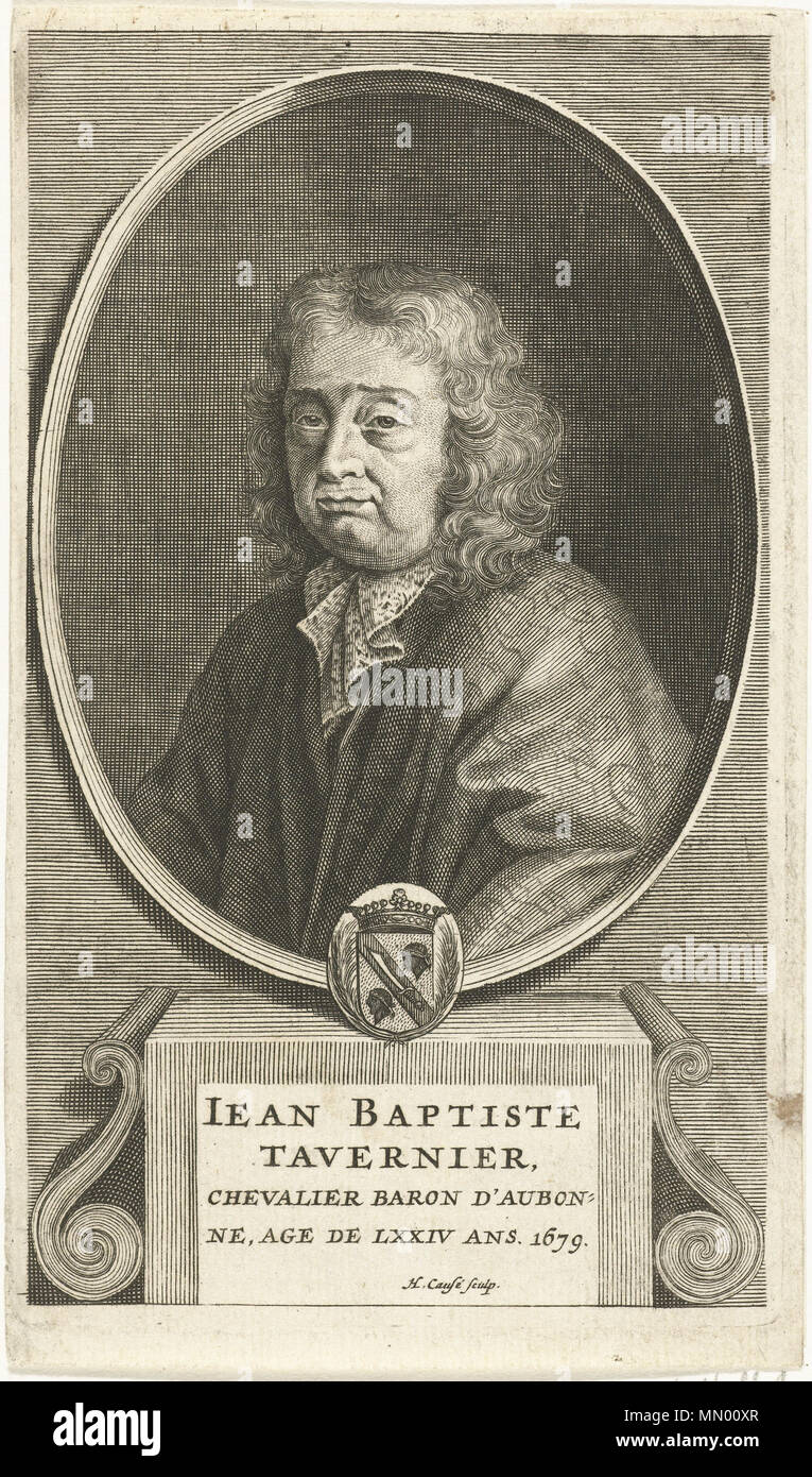 Hendrik Causé herum - Portrait von Jean-Baptiste Tavernier Stockfoto