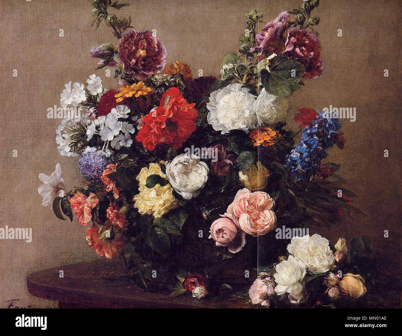 . Englisch: Henri Fantin-Latour der Kunst. Henri Fantin-Latour (1836 - 1904) Beschreibung französischer Maler, Lithograph, botanische Illustrator und Grafiker Geburtsdatum / Tod 14. Januar 1836 vom 25. August 1904 Ort der Geburt / Todes Grenoble Buré (Orne) Standort Paris, London Authority control: Q 310715 VIAF:?:? ISNI 61556110 0000 0000 8140 3442 ULAN:?? n 500025754 LCCN: 82025255 NLA:? 35793010 WorldCat Henri Fantin-Latour Bouquet von diversen Blumen Stockfoto