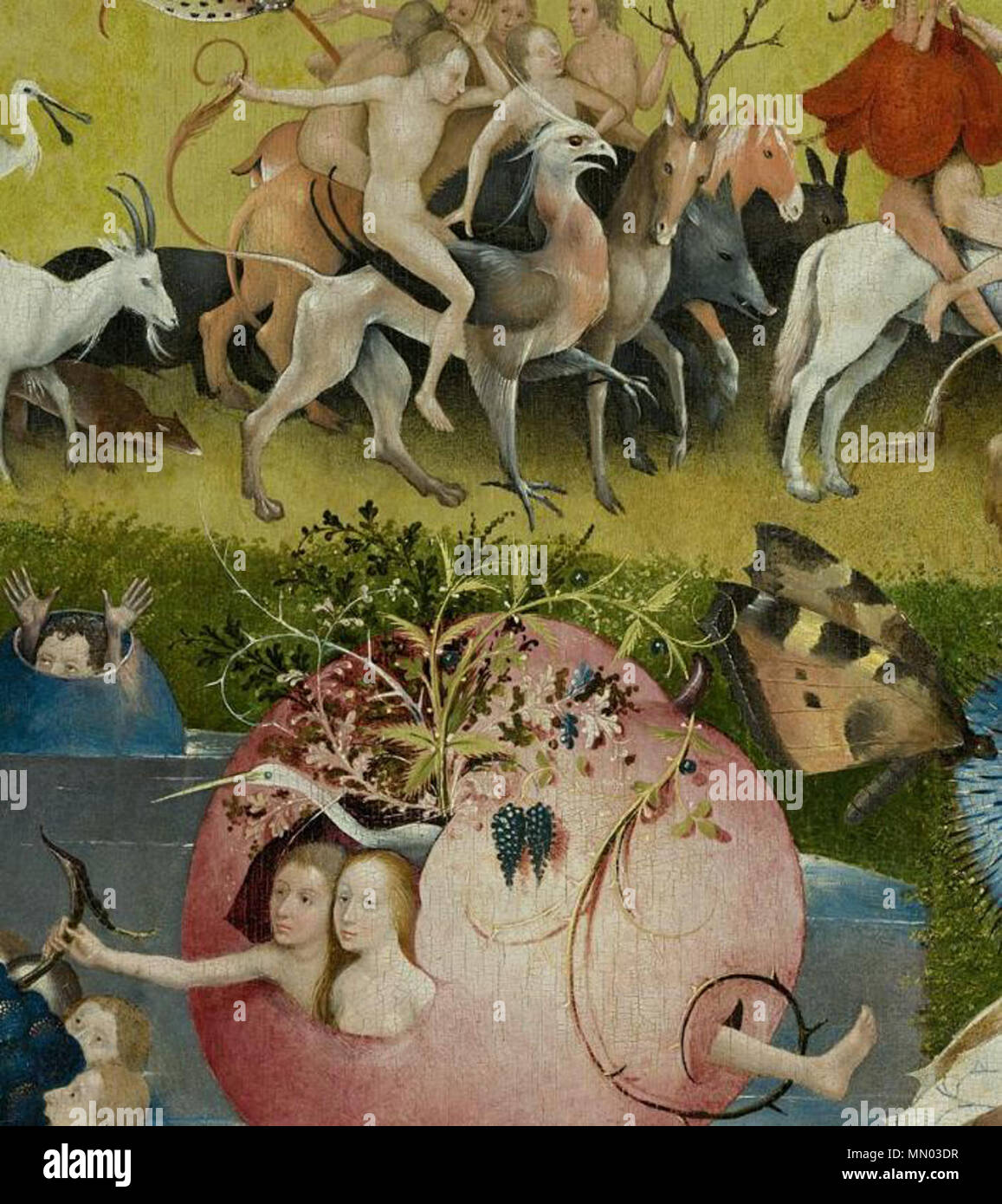 . Der Garten der Lüste, zentralen Bedienfeld, Detail. Der Garten der Lüste. zwischen 1480 und 1510. Hieronymus Bosch 034 Stockfoto . Der Garten der Lüste, zentralen Bedienfeld, Detail. Der Garten der Lüste. zwischen 1480 und 1510. Hieronymus Bosch 034 Stockfoto