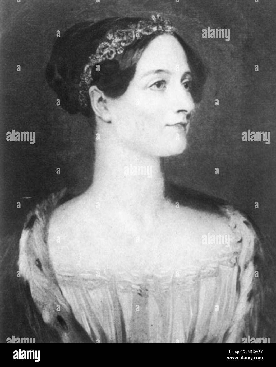 . Englisch: Portrait von Ada Lovelace. ca. 1840. Unbekannte Ada Lovelace portrait ca. 1840 Stockfoto