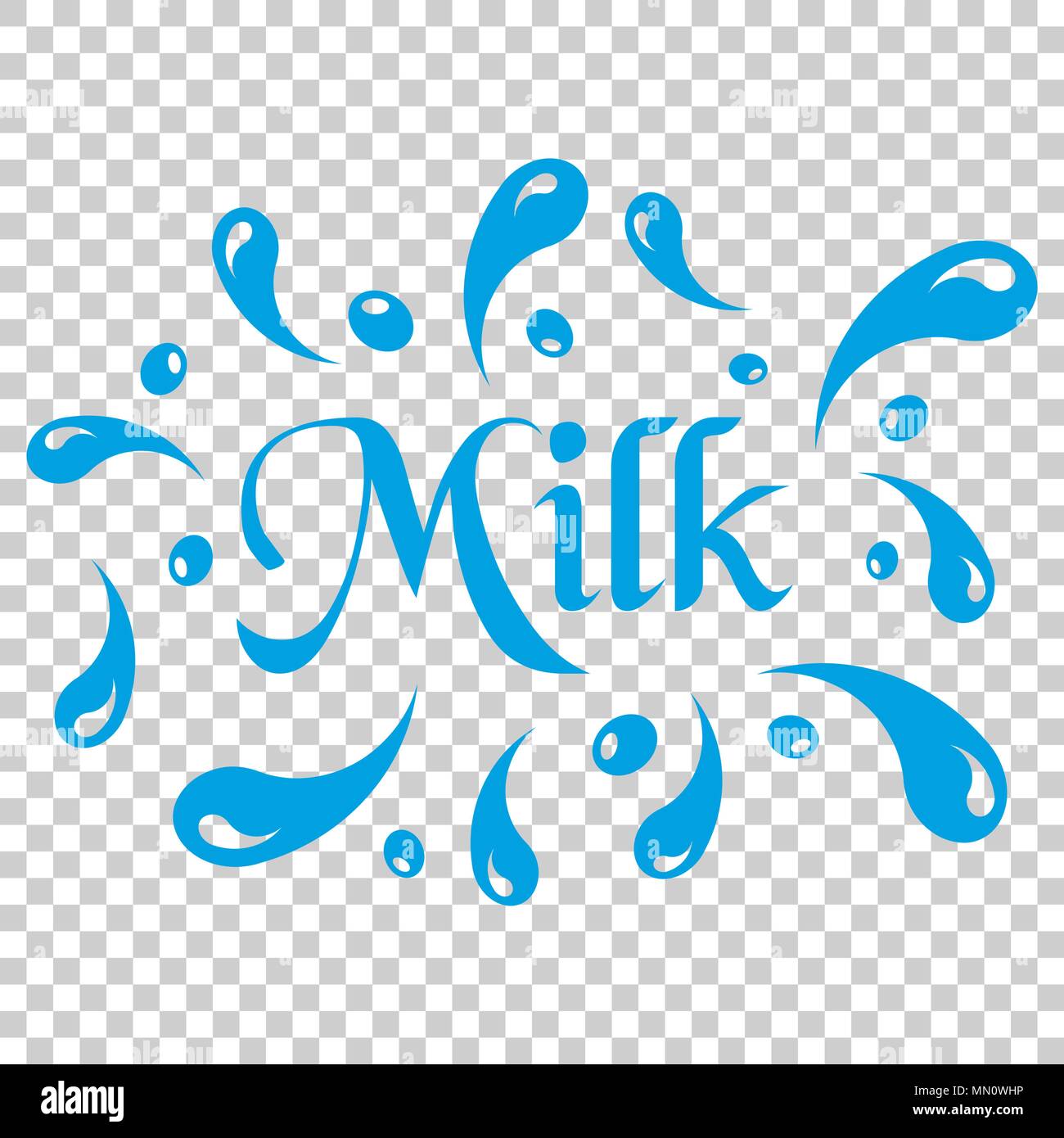 Milch spritzen sprühen Vektor Icon im flachen Stil. Milch trinken Abbildung auf isolierte transparenten Hintergrund. Milky wave Konzept. Stock Vektor