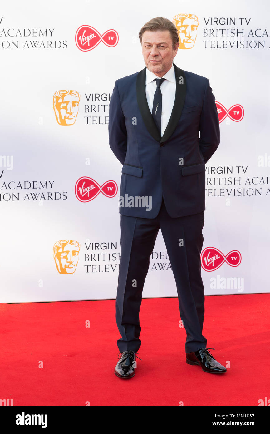 London, Großbritannien. 13. Mai 2018. Sean Bean besucht die Jungfrau TV British Academy Television Awards Zeremonie an der Royal Festival Hall. Credit: Wiktor Szymanowicz/Alamy Leben Nachrichten. Stockfoto