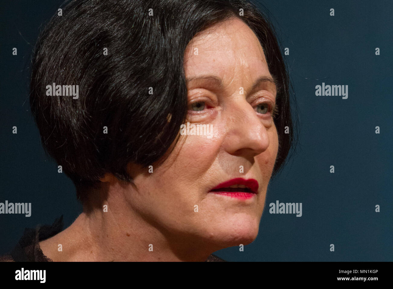 Deutsche Schriftstellerin Herta Müller (Herta Müller), Gewinner des Nobelpreises 2009 in der Literatur ist Gast von Torino 2018 Buchmesse. Credit: Marco Destefanis/Alamy leben Nachrichten Stockfoto